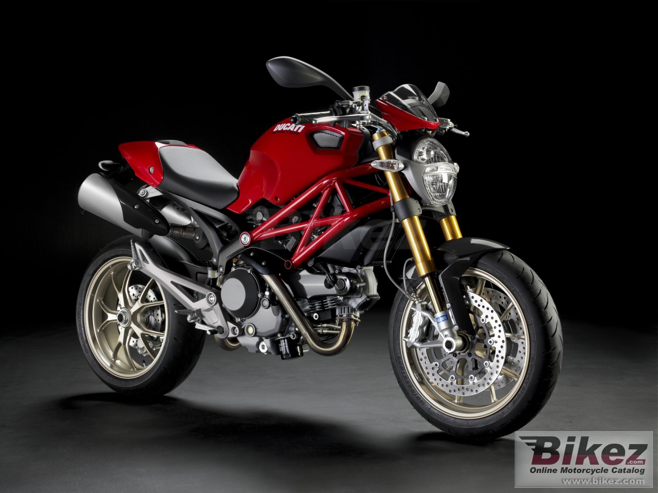 Big Ducati monster 1100 s picture and wallpaper from Bikez.com